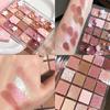 20 Eyeshadow Tray, Matte Shimmer High Pigment Makeup, Multi- Brown Tone Long-lasting Daily Wear Eyeshadow