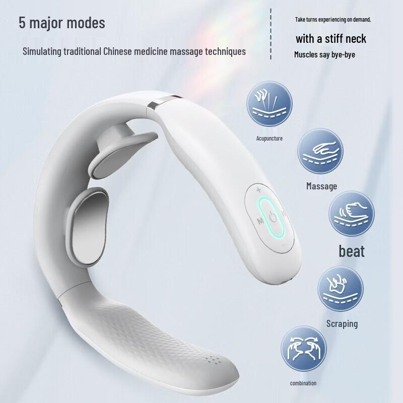 Portable Smart Neck Massager with Heat & Pulse Therapy
