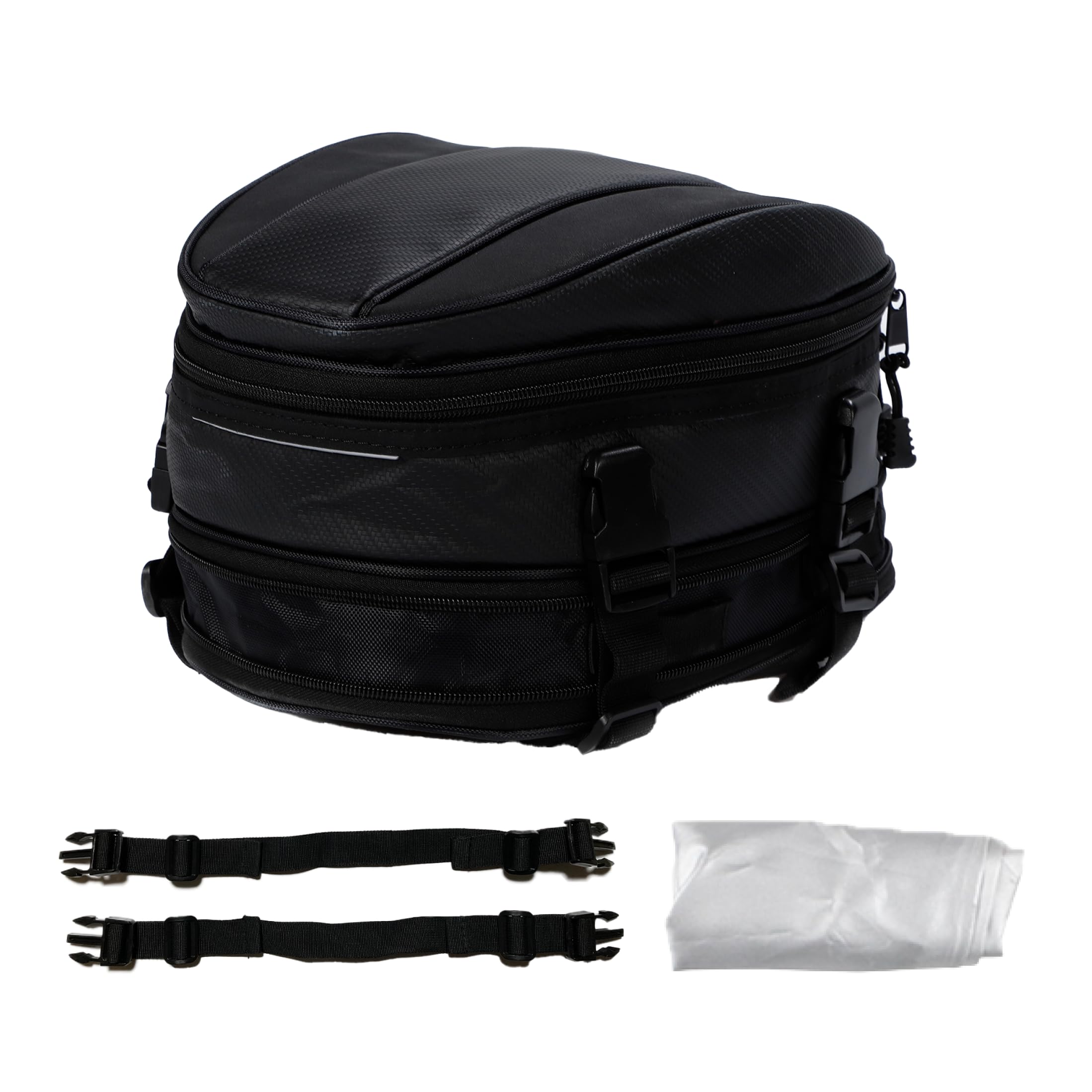 

Водонепроницаемая сумка на заднее сиденье для мотоциклов и рюкзак с дождевиком большой вместимости. Включает два ремня для надежной фиксации, светоотражающий и удобный для переноски. Мотоциклы,