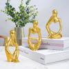 Golden Thinker Statue For Home Décor, Table Décor, Bedroom, Dining Room