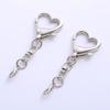 Chic Heart Keyring Pendant Personalized Spring Buckle Clasps Key Rings Accessory