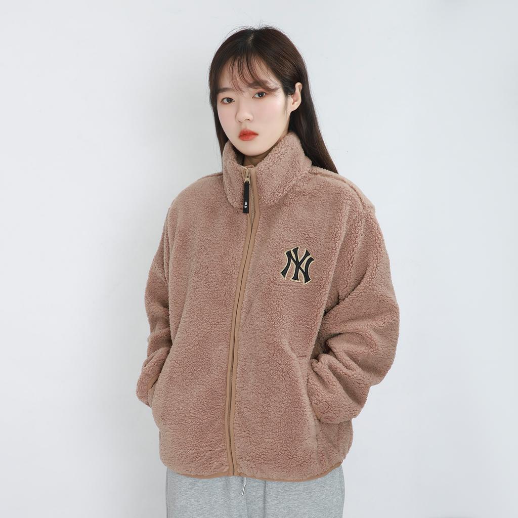 New MLB New York Yankees Velvet Jackets Unisex Light Brown 3AJPF2916-50BGD