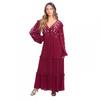 Be You Womens/Ladies Embroidered Woven Maxi Dress