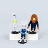 Hot  6Pcs Set Zootopia 2 Figurines Anime Models Fox Nick Rabbit Judy Officer Trendy Peripheral Ornaments Gifts