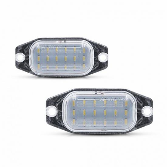 2pcs White LED License Plate Light Tag Lamp Rear For 2007-2014 Toyota FJ Cruiser