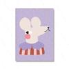 Funny Panda Mouse Tiger Sheep Dog Pear Apple Poster Animal Nursery Prints Canvas Painting Wall Art Pictures for Kids Room Decor