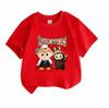 Kids Boys Girls 100% Cotton Crew Neck Short Sleeve T-Shirt, Funny Cute Cartoon Monsters Print Casual Soft Breathable Tee for Daily Wear Summer Tops