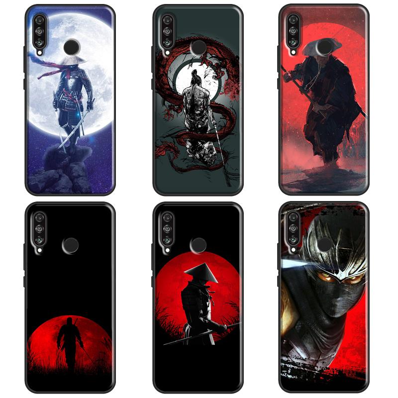 Japan The Samurai Ninja For Huawei Nova 9 SE 10 5T Y90 Y70 Y60 Y61 Y91 Y72 12i 12s 11i P60 Pro P20 P30 P40 Lite Case