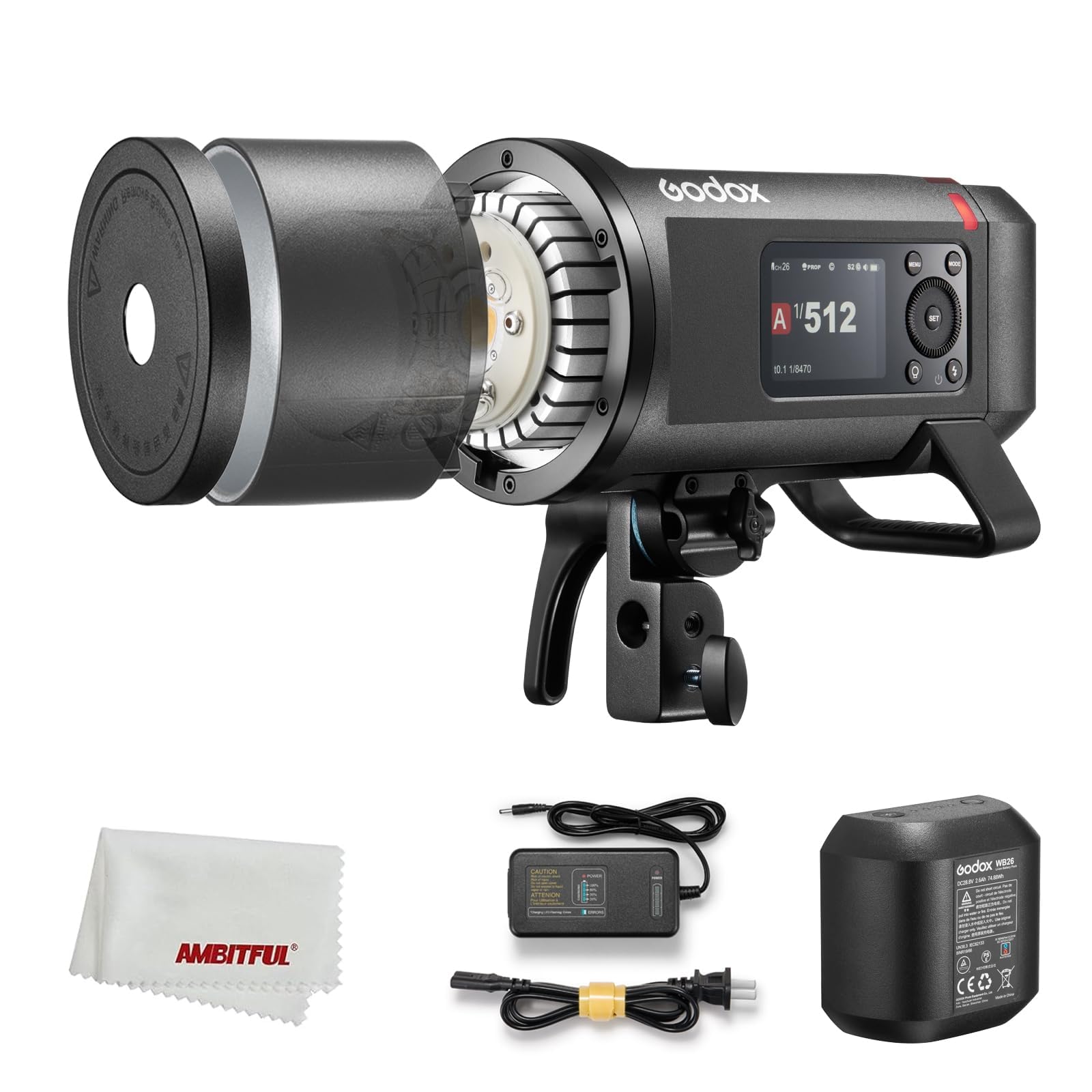 

Authorized Agent Japanese Instruction Godox AD600 Pro AD600Pro II 600Ws Outdoor Wireless [Godox & Manual] Flash, 2.4G