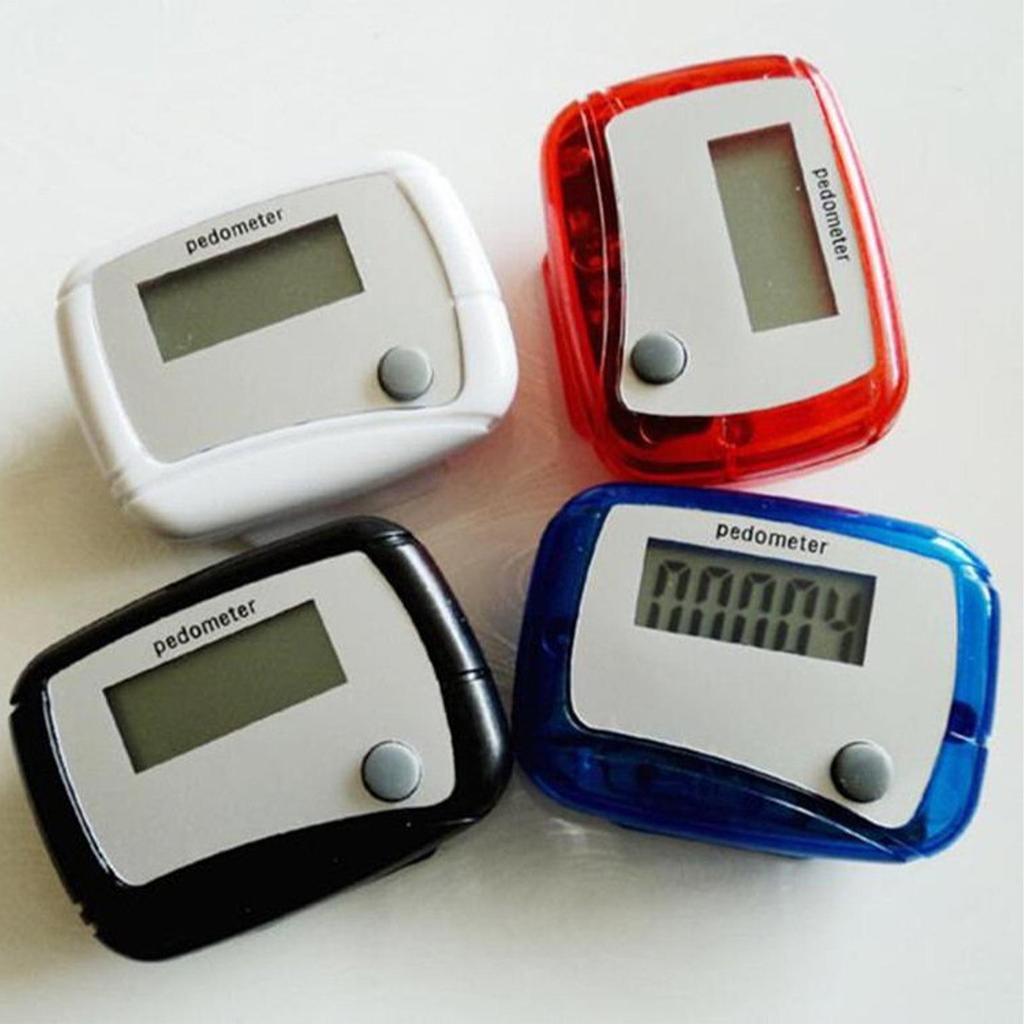 Calorie Counter Step Counter For Walking Daily Target Monitor Digital LCD Pedometer For Senior Travel Hiking Outdoor Swimming