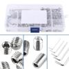 240pcs 304 Stainless Steel M3///M6/M8 Hex Socket Set Screws Assortment Kit