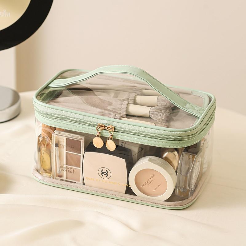 Transparent Makeup Bag Large Capacity High Appearance Level Portable Storage Bag Multi-functional Waterproof Toiletry Bag