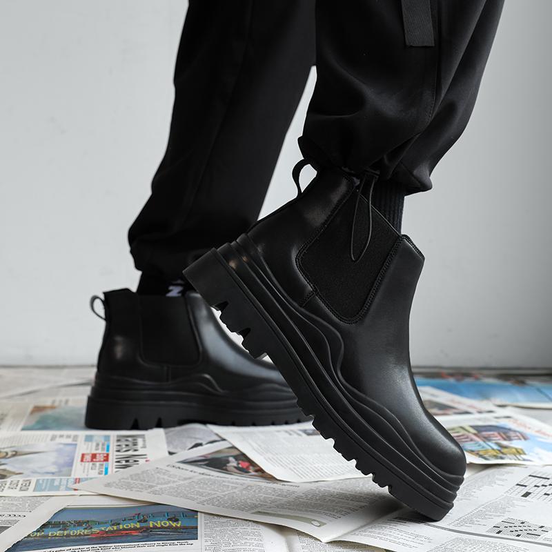 Genuine Leather Ankle Boots Men Outdoor Leather Winter Fur Warm Man Boots Army Hunting Boots for Men Shoes Casual Green Boots