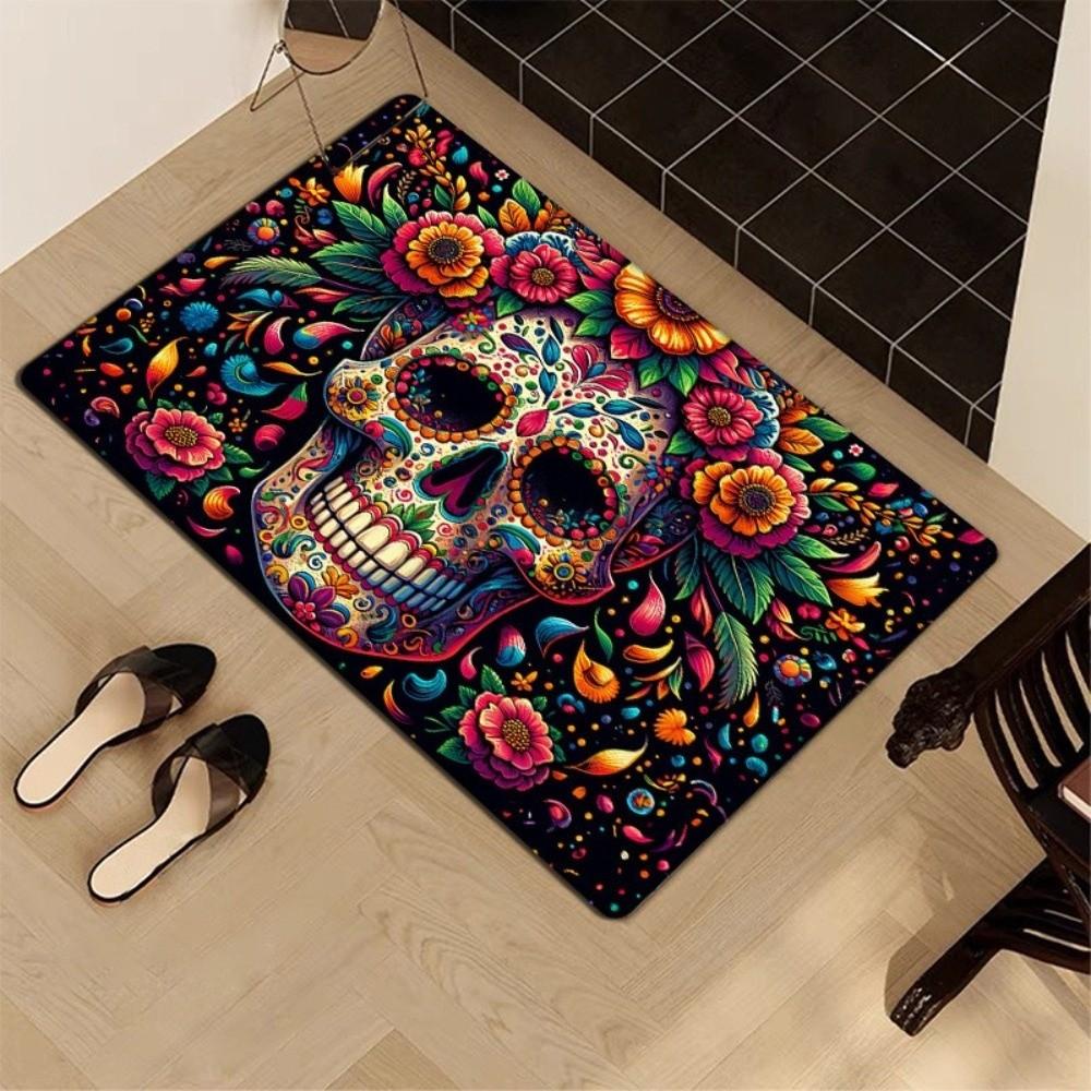 Non-Slip Skull Carpet Anti-fouling Home Decor Carpet High Quality Area Rug Living Rooms