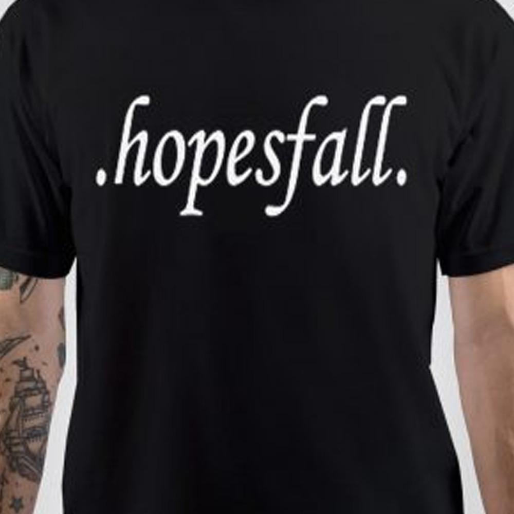 NEW Hopesfall logo band Black T-shirt unisex tee All sizes S to 45Xl Unisex T-Shirt XL