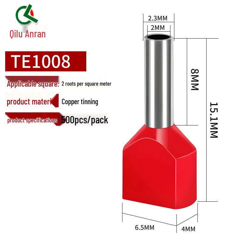 Copper TE Tube Terminal Wire Connectors