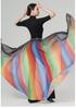Women's Elegant Bell Sleeve Dancewear Set for Classical Dance, Etiquette, and Fashion Shows