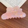 Iridescent Mermaid Claw Clip: Medium Acetate Hair Accessory for Women, Designed for Thin Hair