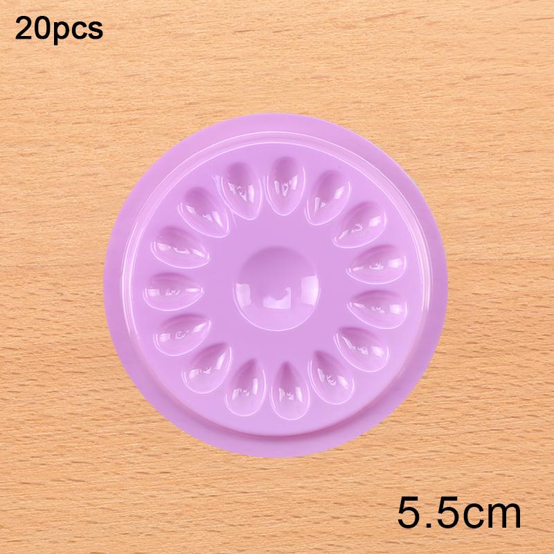 Wholesale Glue Gasket Eyelash Glue Holder Adhesive Pallet Eyelash Extension Glue Pads Stand On Eyelash Plastic Makeup Tools