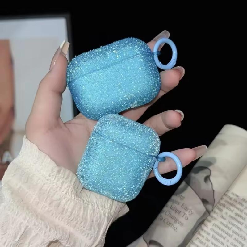 Airpods 4 3 2 1-hez Csillogó Strasszkő Tok Bling Matt Védő Funda Airpods Pro 2 Bluetooth Fülhallgatóhoz