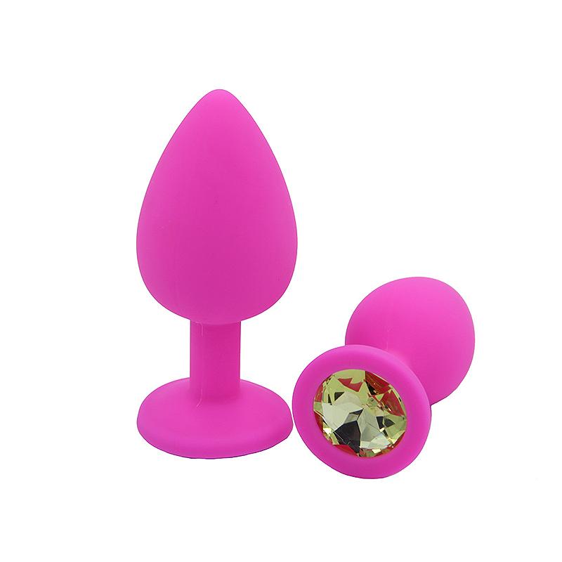 Samox Anal Plug Butt Sex Toys for Women Men Soft Silicone Prostate Massager Mini Erotic Bullet Vibrator Anal Toys for