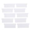 Plastic Base Plate Set Of 10 Portable Vertical Blind Bottom Weights Slats Durable Curtain Accessories
