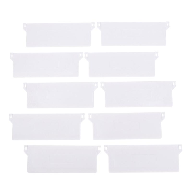 Plastic Base Plate Set Of 10 Portable Vertical Blind Bottom Weights Slats Durable Curtain Accessories