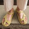Sandals Men's Summer Woven Outdoor Sandals Retro Couple Shoes Wading Shoes Large Size Swimming Shoes