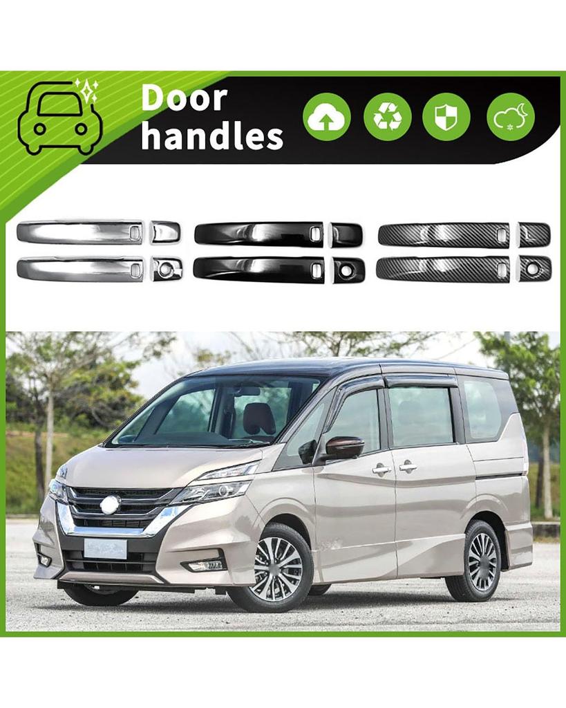 Dörrhandtagsskydd Serena C27 2017-2022 1 Hål Dubbelt Smart Dörrhandtagsskydd &