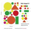 Colorful Polka Dot Stickers for Kids' Journals and DIY Albums