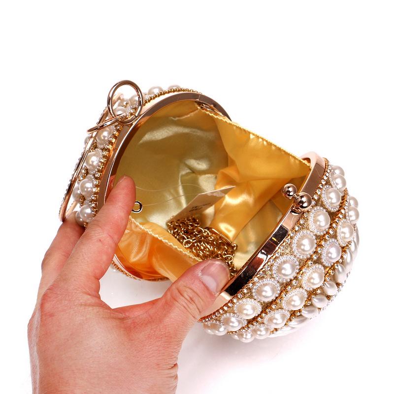 Evening Banquet Banquet Clutch Bag Evening Wear Metal Bag Female Bag
