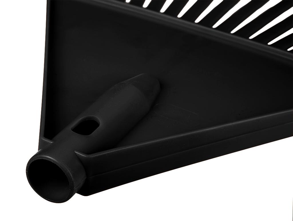 Large Black Leaf Rake
