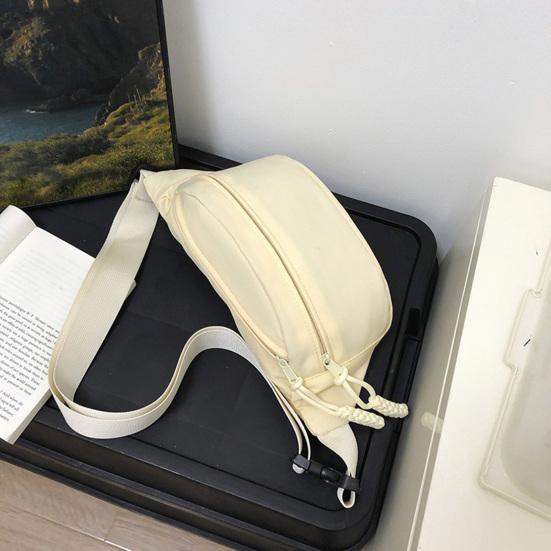 Crossbody Fanny Pack for Women Men Waist Bag Pack with Adjustable Strap Solid Color Belt Bag Pack for Daily Outings Travel