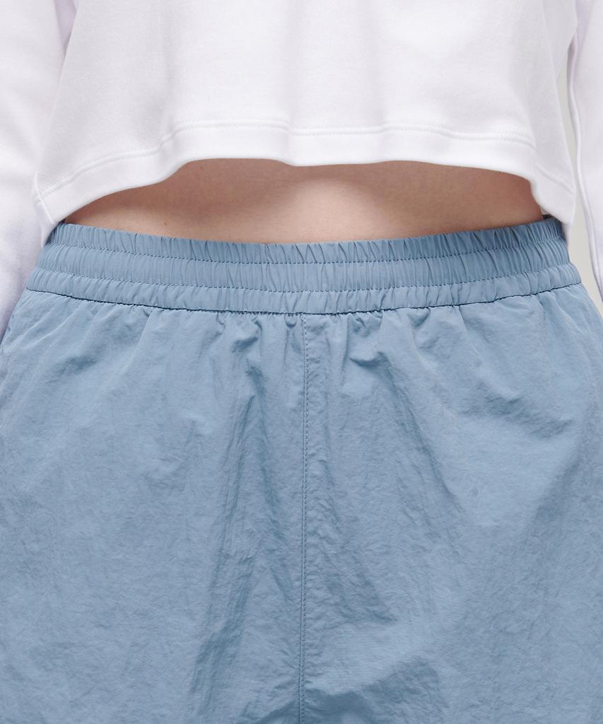 MUSINSA STANDARD WOMAN Women'S Nylon Banding Shorts [Blue Grey]