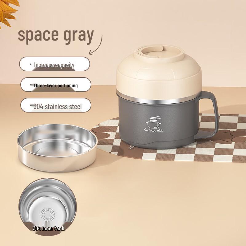 Zhi Shi Portable 304 Stainless Steel Lunch Box with Handle