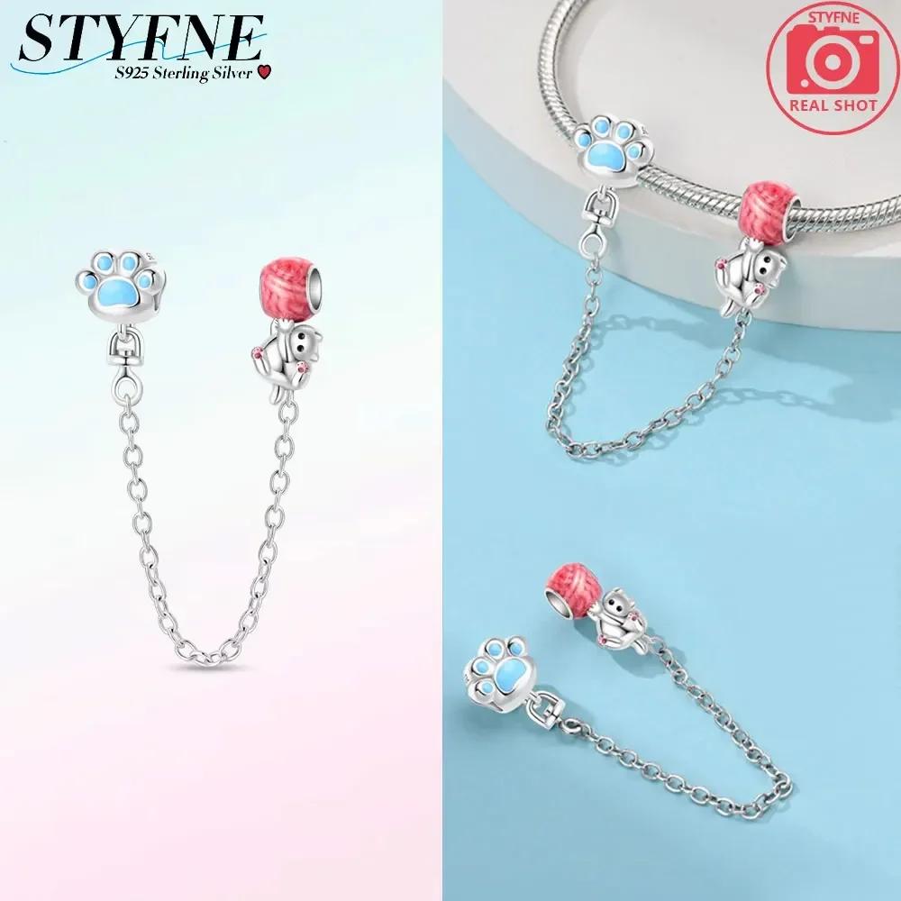 Newcopperclassical Cross Flower Type Musical Note Butterfly Safety Chain For Women Bead Diy Bracelet Jewelry Gift