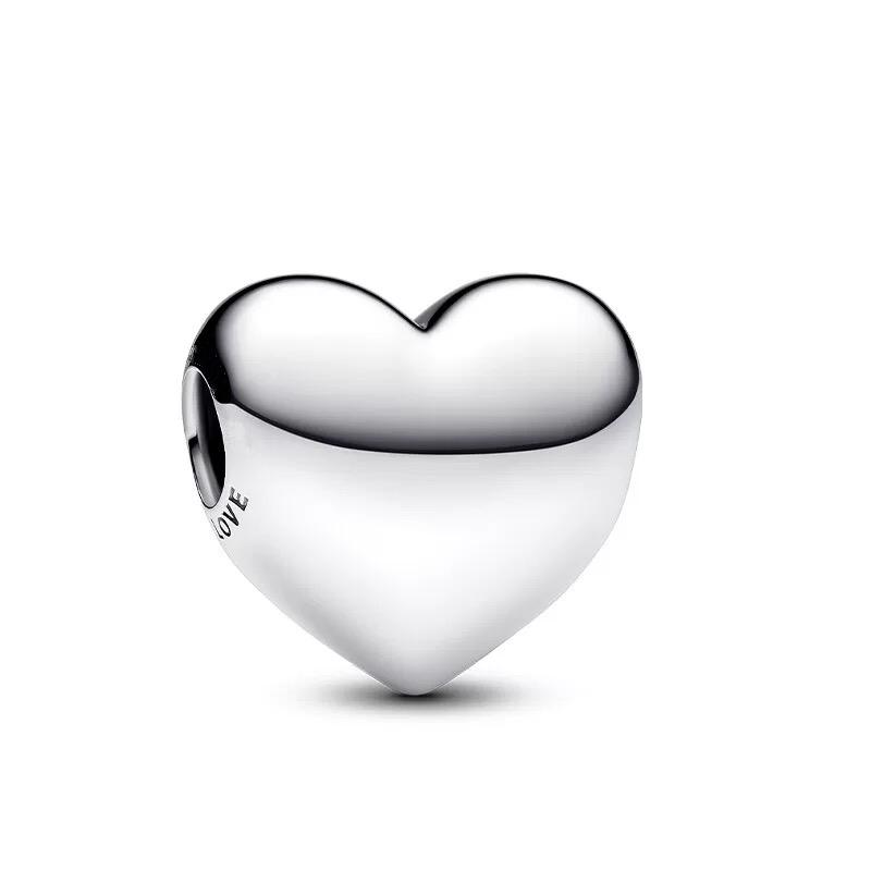 Europeans DIY Angel Mom Heart Sparkling Paw Print Cherry Blossom Charm Beads Fit Original Silver Bracelet Jewelry