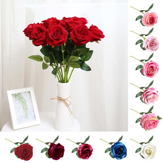 Good Memories Rose Red BARMI Artificial Flowers,1Pc Artificial Rose Home Garden Wedding Flower Arrangement Desktop DIY Decor,Make Your Life be Full of Beautiful Vitality Good Memories Rose Red BARMI Artificial Flowers,1Pc Artificial Rose Home Garden Wedding Flower Arrangement Desktop DIY Decor,Make Your Life be Full of Beautiful Vitality