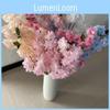 Cherry Blossom Silk Artificial Flowers For Home Staging Wedding Decor Photography Setup