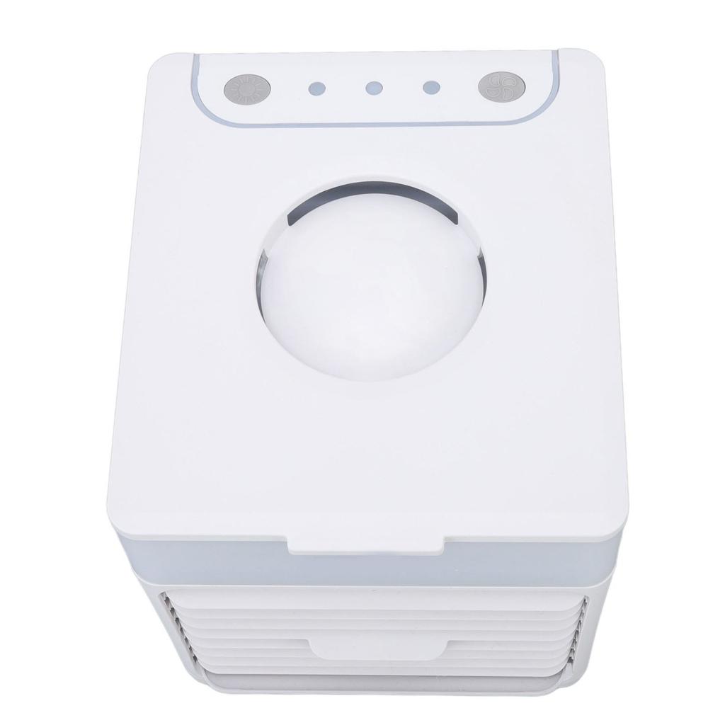 Mini Air Conditioner 500ML 3 Speeds Quiet Cooling Humidifying Purification Night Light Portable Air Conditioner