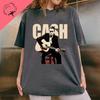 Vintage Johnny Cash Shirt Coutry Music Camisetas Cotton Crewneck Unisex Clothes Print Graphic T Shirts Camisa Classic Legend Tees