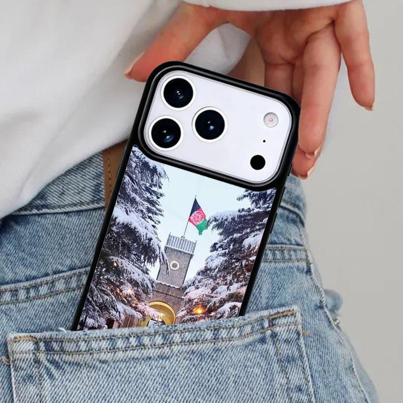 

Afghanistan Flag Phone Case for iPhone 16e 15 14 13 12 17 Pro Max Plus Air 17pro Cover Coque iPhone 12 Pro