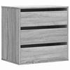 VidaXL Commode d'angle sonoma gris 60x41x58 cm bois d'ingénierie, commode à tiroirs, classeur, armoire à tiroirs, armoire de 852848
