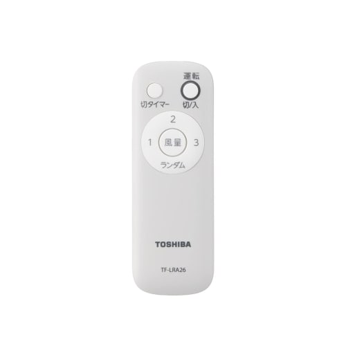 Toshiba Living Fan TF-30AL26 7 Blades 3 Levels of Air Flow with Remote Control Dust Prevention AC Motor Off Timer Light Gray
