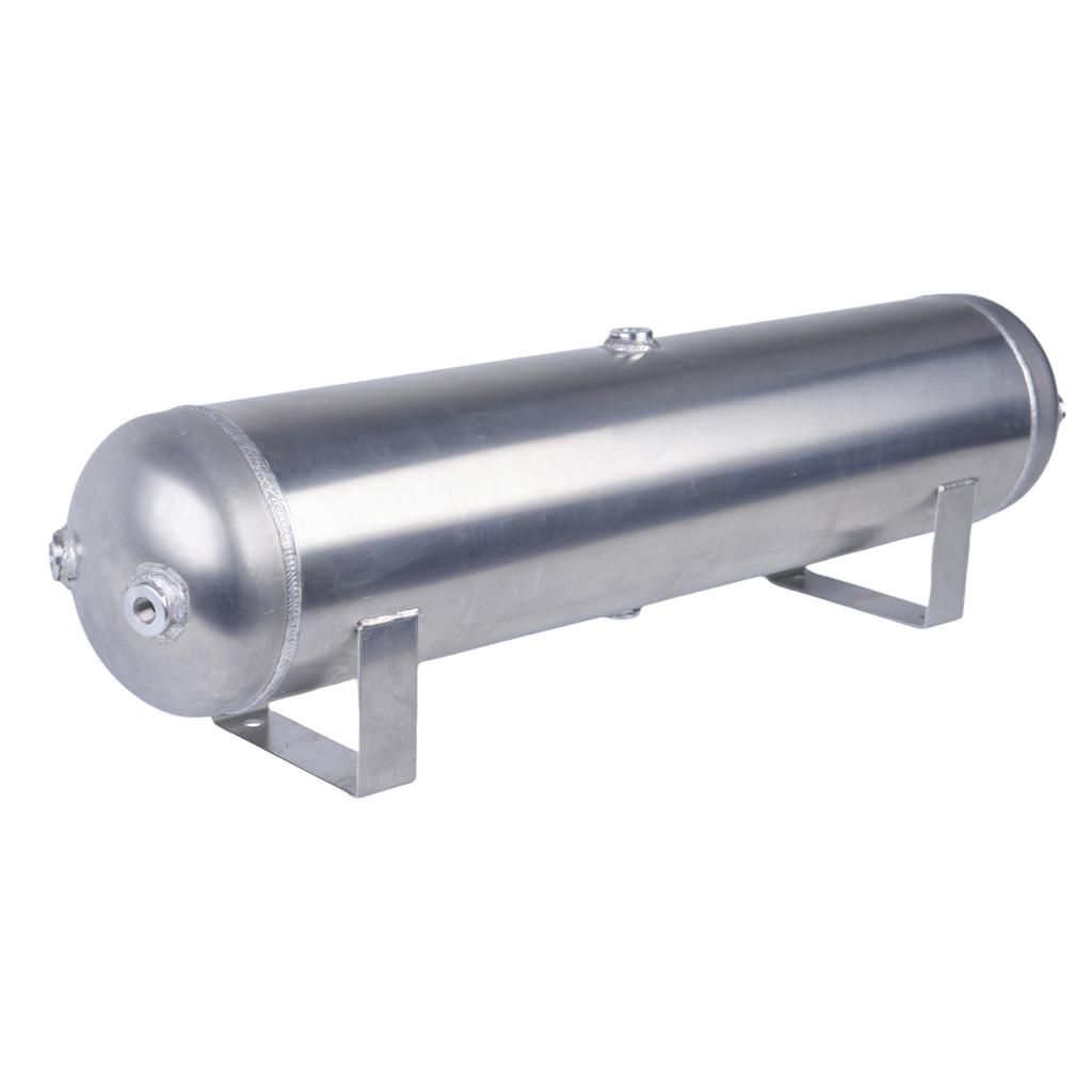 5 Gallon Aluminum 6pcs 1/4 NPT Holes Air Cylinder Air Tank Pneumatic Air Suspension System Tunning Vehicle Parts