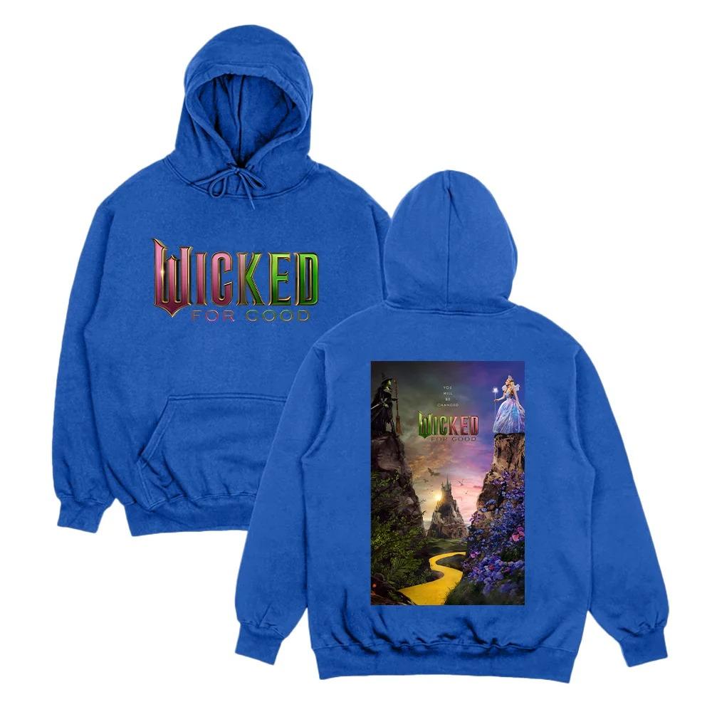 Wicked for Good Comfort Hoodies Wicked Movie Fantasy Pullovers Fan Shirt Y2K Top Streetwear Female Male High Street Sweatshirts