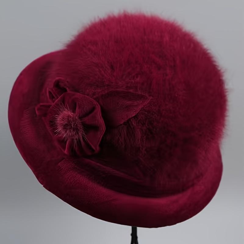 Adjustable Autumn and Winter Warmth Elderly Men's and Women's Knitted Hat Gift Cap