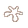 Creative Irregular Silicone Coaster Heat Insulation Non-Slip Pot Mat Geometric Table Pad Drink Cup Holder Kitchen Gadget