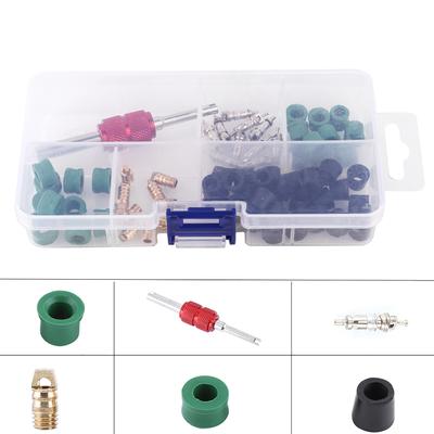 Air Condition Repair Kit Repair Tool Valve Cores Hose Gaskets Valves A/C Autos Valve  Valve  Kit
