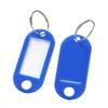 10/50pcs Colors Plastic Key Tags With Card Label For Diy Keychain Kit Luggage Tag El Number Classification